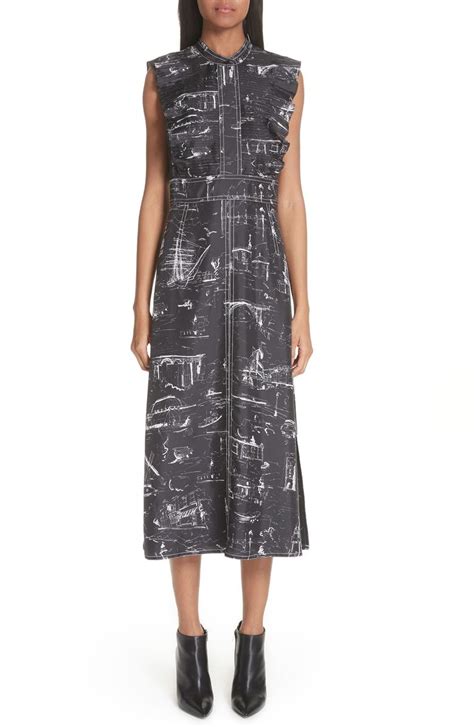 burberry parker silk midi dress|Parker Silk Dress .